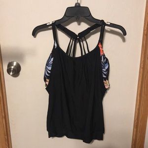 NWT! Tropic Vibration Double Up Tankini